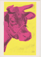 WARHOL Andy Ed NI N°1323 - Vache Cow 1966 - CPM 10,5x15 TBE 1989 Neuve - Warhol, Andy