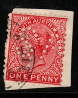 Australia South Australia SG 263 1899 1d Rosine,used Perfin - Usati