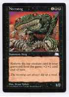 MAGIC The GATHERING  "Necratog"---WEATHERLIGHT (MTG--110-5) - Other & Unclassified