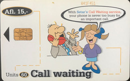 ARUBA  -  Phonecard  - Call Waiting  -  Afl15 - Aruba