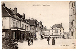 AUXONNE--1922-- Place D'Armes ( Animée , Commerces )......à  Saisir - Auxonne