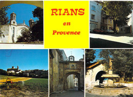 83 - Rians En Provence - Multivues - Rians