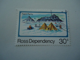 ROSS DEPENDENCY USED STAMPS   ATNARTIC LANDSCAPES - Usados