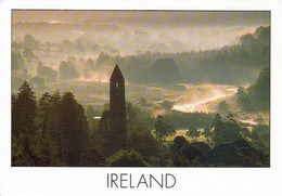 1 AK Irland / Ireland * Der Rundturm Der Klostersiedlung In Glendalough - Erbaut 1066 - County Wicklow * - Wicklow