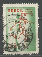 CMF Suède - Brésil - Brasilien - Brazil 1959 Y&T N°670 - Michel N°952 (o) - 3,30cr Joueur De Football - 1958 – Suecia