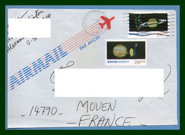 USA Space Jupiter + Saturn 1991 > France (Devant De Lettre) Espace - América Del Norte