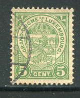 LUXEMBOURG- Y&T N°92- Oblitéré - 1907-24 Ecusson