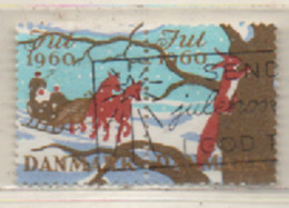 Dänemark 1960 14/15  Vignetten Weihnachten/Jul Gestempelt; Denmark Cinderellas Used - Errors, Freaks & Oddities (EFO)