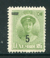 LUXEMBOURG- Y&T N°159- Neuf Avec Charnière * - 1921-27 Charlotte De Face