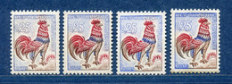 ⭐ France - Variété - YT N° 1331 A - Couleurs - Pétouilles - Neuf Sans Charnière - 1962 ⭐ - Neufs