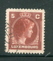 LUXEMBOURG- Y&T N°334- Oblitéré - 1944 Charlotte De Profil à Droite