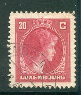LUXEMBOURG- Y&T N°338- Oblitéré - 1944 Charlotte Rechterzijde