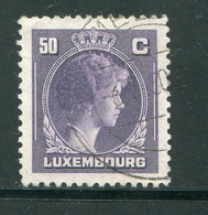 LUXEMBOURG- Y&T N°341- Oblitéré - 1944 Charlotte De Profil à Droite