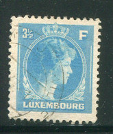 LUXEMBOURG- Y&T N°352- Oblitéré - 1944 Charlotte Rechterzijde