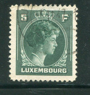 LUXEMBOURG- Y&T N°353- Oblitéré - 1944 Charlotte Rechterzijde