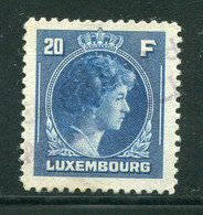 LUXEMBOURG- Y&T N°355- Oblitéré - 1944 Charlotte De Profil à Droite