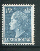 LUXEMBOURG- Y&T N°419- Oblitéré - 1948-58 Charlotte Linksprofil