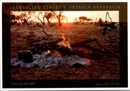 (2 A 7) Australia - Jacqueline Curley's Outback Australia - Camp Fire In Countryside - Otros & Sin Clasificación