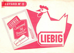 ¤¤  -  BUVARDS   -  " LIEBIG "    -   Illustrateur  -  Poule    - Voir Description  -  ¤¤ - Soups & Sauces