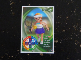 CARTE CARREFOUR PLAYMOBIL N° 29 - TENNIS - Andere & Zonder Classificatie