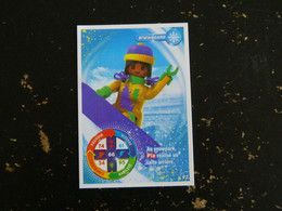 CARTE CARREFOUR PLAYMOBIL N° 92 - SNOWBOARD - Other & Unclassified
