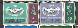 NOUVELLES-HEBRIDES  N° 223 Et 224 NEUF* TRACE DE  CHARNIERE / MH - Nuovi