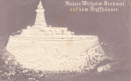 9660) Kaiser Wilhelm Denkmal Auf Dem KYFFHÄUSER - PRÄGE AK - Alt ! 5.2.1907 Mühlhausen Thüringen - Kyffhäuser
