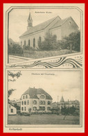 GRÜNSTADT - Katholische Kirche - Pfarrhaus Mit Umgebung - Église Catholique - Presbytère - Verlag A. REITHMAYER - Grünstadt