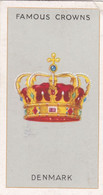 8 Denmark - Famous Crowns 1938  -  Phillips Cigarette Card - Original - Royalty - Phillips / BDV