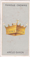Anglo Saxon  - Famous Crowns 1938  -  Phillips Cigarette Card - Original - Royalty - Phillips / BDV