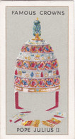 Pope Julius II  - Famous Crowns 1938  -  Phillips Cigarette Card - Original - Royalty - Phillips / BDV