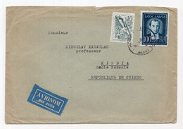 1961 YUGOSLAVIA, SERBIA, NOVI SAD, AIRMAIL TO CONAKRY REPUBLIC OF GUINEA - Posta Aerea