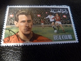 Ras Al Khaima - Richard Durr - 3 Riyals - Air Mail - Multicolore - Oblitéré - Année 1972 - - Gebraucht