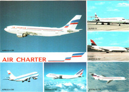 CPM Flotte Utilisée Par AIR CHARTER, Filiale D'AIR FRANCE Et D'AIR INTER : Airbus A-300, Boeing B-737, B-727, Super 10 - Flugwesen