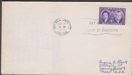 1951. CANADA. VISIT  4 C  On FDC OTTAWA OCT 26 1951.  (Michel 270) - JF424669 - Briefe U. Dokumente