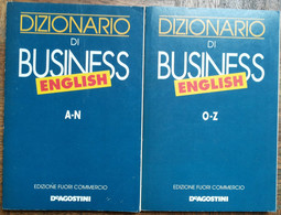 Dizionario Di Businnes English A,Z -AA.VV.- Corsi Di Lingue De Agostini,1994 - R - Language Trainings