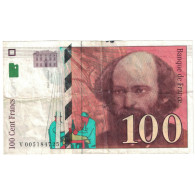 France, 100 Francs, 1997, 1997, B, Fayette:74.01, KM:158a - 100 F 1997-1998 ''Cézanne''