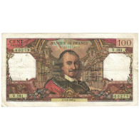 France, 100 Francs, 1967, 1967-12-07, B, Fayette:65.19, KM:149c - 100 F 1964-1979 ''Corneille''