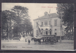 Belgique - Ixelles - Maison Communale - Tramway à Cheval - Pub Elexir D'Anvers - - Public Transport (surface)