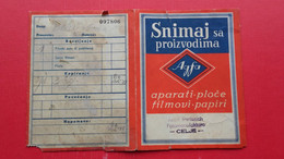 Agfa Paper Bag.Adolf Perissich,Fotomanufaktura Celje - Matériel Et Accessoires