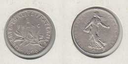 FRANCE 1 Franc 1898  1f  Semeuse - 1 Franc