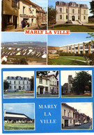 95  MARLY LA VILLE  -  2 CPM  DIVERSES  1970 / 80 - Marly La Ville