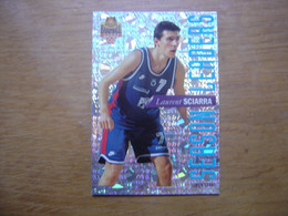 1995 Carte Basketball Panini LAURENT SCIARRA Season Leaders FFBB Basket - Autres & Non Classés