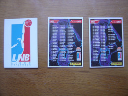 1995 Carte Basketball Panini LNB Carte De France Check List FFBB Basket - Sonstige & Ohne Zuordnung