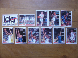 1995 Carte Basketball Panini EQUIPE JDA DIJON BOURGOGNE Basket FFBB - Other & Unclassified