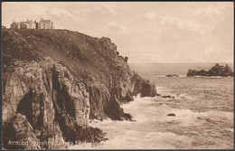 Armed Knights, Land's End, Cornwall, 1924 - R Williams Postcard - Land's End