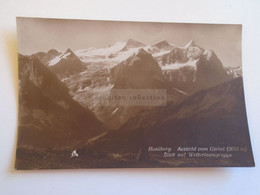 D183993  Suisse  -   Switzerland  - HASLIBERG, Aussicht Vom Giebel - Ca 1920's - Hasliberg