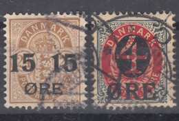 Denmark 1904 Mi#40-41 Used - Used Stamps