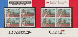 Emission Conjointe Canada-France De1984 - Feuilles Complètes Et Multiples