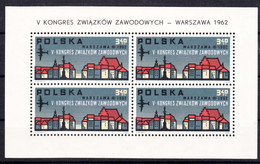 Poland 1962 Mi#1363 Kleinbogen Mint Never Hinged - Neufs